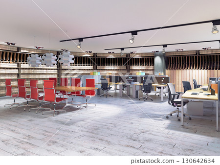 Modern Office Open Space 130642634