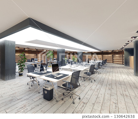 Corporate Workspace Modern Design 130642638