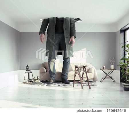 Artistic Elephant Sculpture Display 130642646