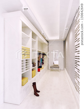 Modern Hospital Corridor Design 130642649