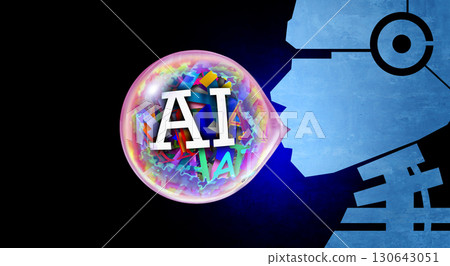 Artificial Intelligence Bubble Artificial Intelligence Bubble 130643051