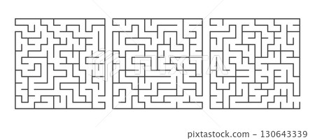 maze, game, vector 130643339