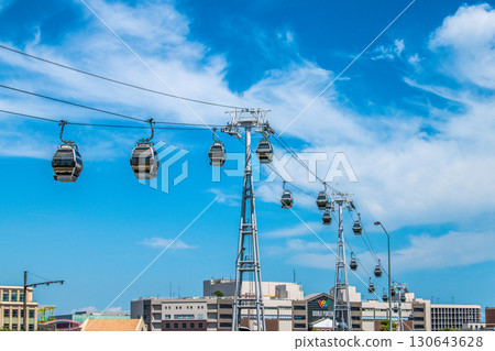 Yokohama cityscape in Japan: YOKOHAMA AIR CABIN in front of Sakuragicho Station, Yokohama World Porters, etc. Yokohama cityscape in Japan: YOKOHAMA AIR CABIN in front of Sakuragicho Station, Yokohama World Porters, etc. 130643628