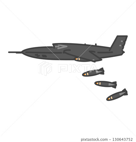 Bomb-dropping military jet drones (UAVs) 130643752