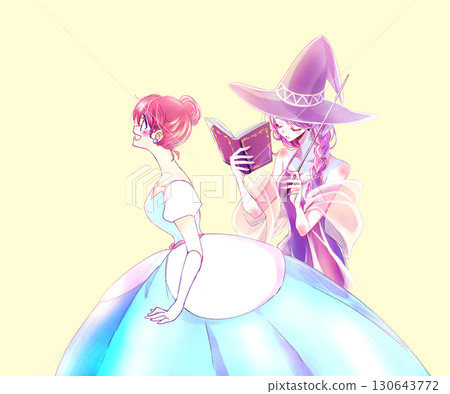 巫師對女人施咒 130643772