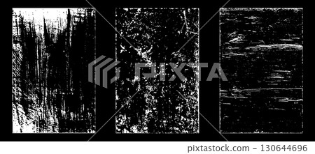 Black and white grunge. Distress overlay texture. Abstract surface dust and rough dirty wall background concept. Distress illustration simply place over object to create grunge effect. Vector EPS10. Black and white grunge. Distress overlay texture. Abstract surface dust and rough dirty wall background concept. Distress illustration simply place over object to create grunge effect. Vector EPS10. 130644696
