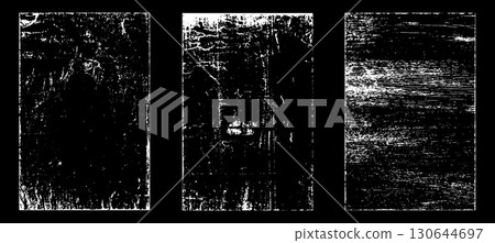 Black and white grunge. Distress overlay texture. Abstract surface dust and rough dirty wall background concept. Distress illustration simply place over object to create grunge effect. Vector EPS10. Black and white grunge. Distress overlay texture. Abstract surface dust and rough dirty wall background concept. Distress illustration simply place over object to create grunge effect. Vector EPS10. 130644697