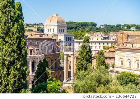 Great Synagogue in Rome Italy arch columns street old architecture Great Synagogue in Rome Italy arch columns street old architecture 130644722