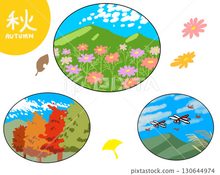 Autumn image illustration Autumn image illustration 130644974