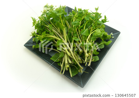 Flower wasabi on a plate Flower wasabi on a plate 130645507