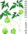Arrangement can be freely done Balloon vine illustration material vector 130645934