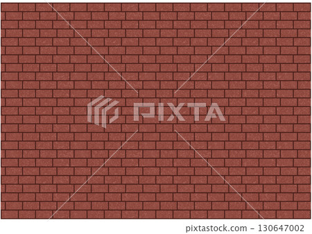 Misaligned red brick background 130647002