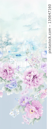 Varied Floral And Whimsical Cartoon Patterned Decorative Paper Assortment 130647160