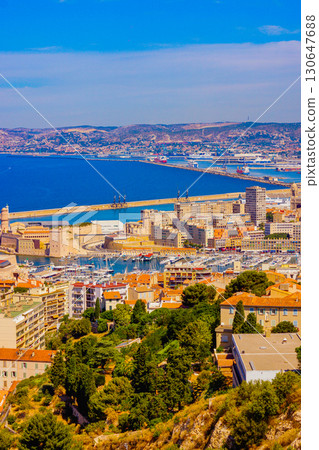 Harmony between the sea and the city (Marseille, France) 130647688