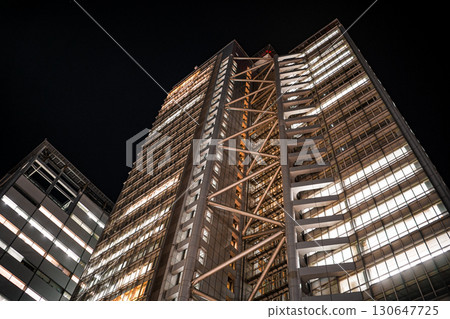 Shinjuku city architecture at night 130647725