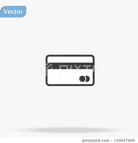 Credit Card, Credit Card icon vector, in trendy flat style isolated on white background. Credit Card icon image, Credit Card icon illustration Credit Card, Credit Card icon vector, in trendy flat style isolated on white background. Credit Card icon image, Credit Card icon illustration 130647899