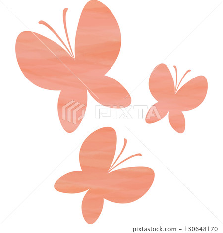 美麗的水彩蝴蝶圖示圖像插圖 美麗的水彩蝴蝶圖示圖像插圖 130648170