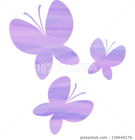 Beautiful watercolor butterfly icon image illustration Beautiful watercolor butterfly icon image illustration 130648179