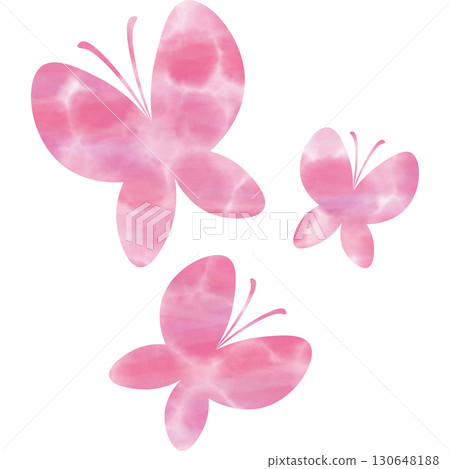 Beautiful watercolor butterfly icon image illustration Beautiful watercolor butterfly icon image illustration 130648188