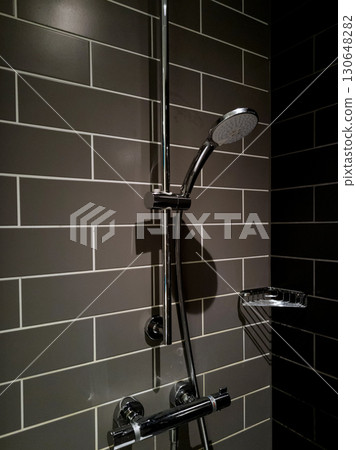 steel shower head 130648282