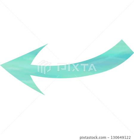 美麗的水彩箭頭圖示圖像插圖 130649122