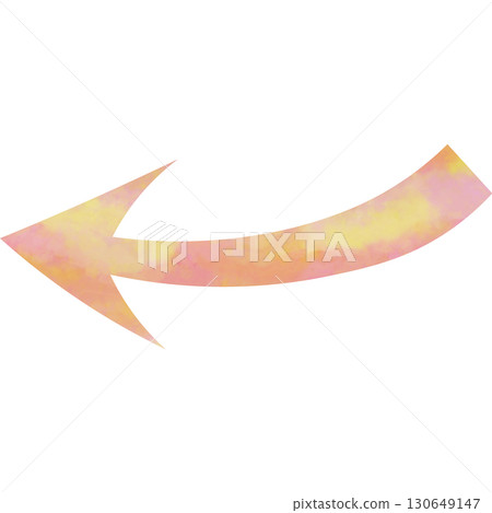 美麗的水彩箭頭圖示圖像插圖 130649147