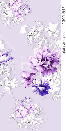 Soft Floral Patterned Decorative Paper Assortment Soft Floral Patterned Decorative Paper Assortment 130649424