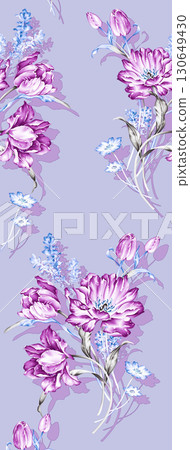 Soft Floral Patterned Decorative Paper Assortment 130649430