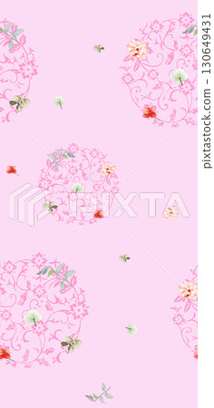 Soft Floral Patterned Decorative Paper Assortment Soft Floral Patterned Decorative Paper Assortment 130649431