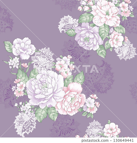 Soft Floral Patterned Decorative Paper Assortment Soft Floral Patterned Decorative Paper Assortment 130649441