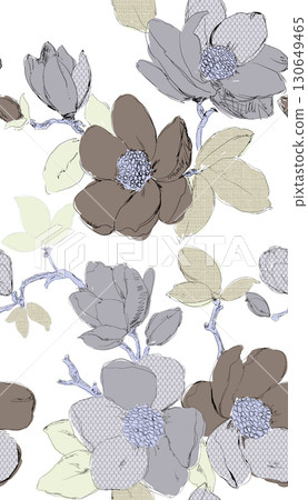 Soft Floral Patterned Decorative Paper Assortment 130649465