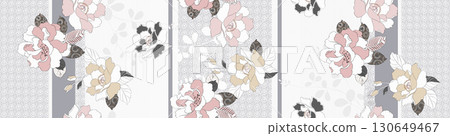 Soft Floral Patterned Decorative Paper Assortment Soft Floral Patterned Decorative Paper Assortment 130649467