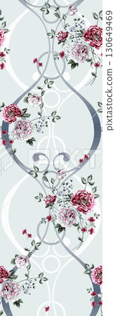Soft Floral Patterned Decorative Paper Assortment 130649469