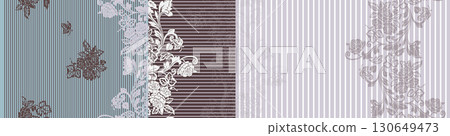 Soft Floral Patterned Decorative Paper Assortment Soft Floral Patterned Decorative Paper Assortment 130649473