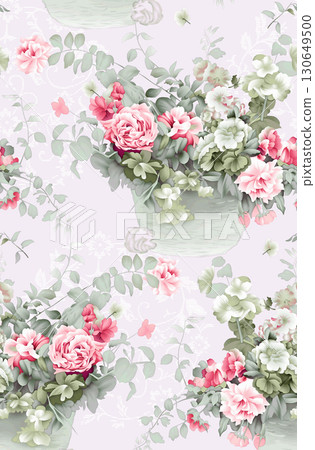 Soft Floral Patterned Decorative Paper Assortment 130649500