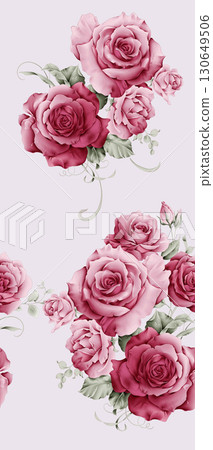 Soft Floral Patterned Decorative Paper Assortment 130649506