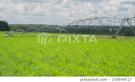 The Green Field Irrigation System enhances agricultural landscape and production efficiency 130649517