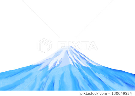 富士山水彩畫 富士山水彩畫 130649534