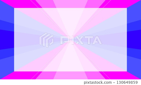 Geometric pattern frame white space triangle blue 130649859