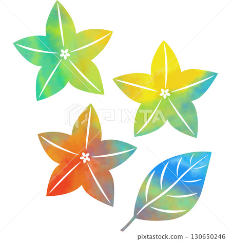 美麗的水彩畫風鈴草圖示圖像插圖 130650246