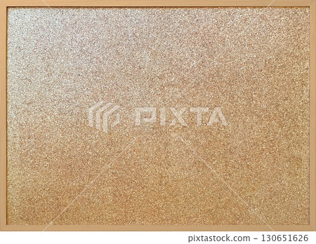 Background image of cork board with a thin light brown wooden frame Background image of cork board with a thin light brown wooden frame 130651626