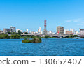 Lake Senba and the cityscape (Mito City, Ibaraki Prefecture) 130652407