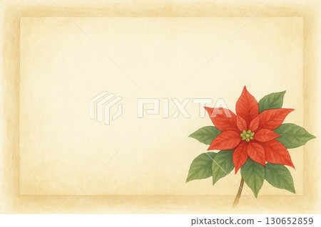 明信片一品紅 130652859