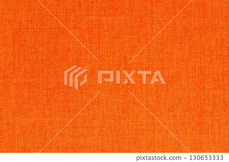 Orange fabric cloth texture background, seamless pattern of natural textile. 130653333