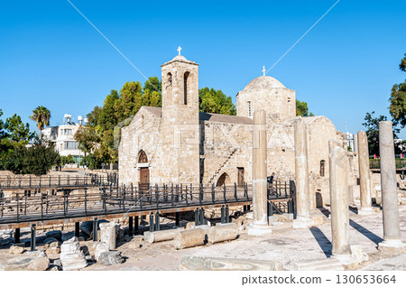 Panagia Chrysopolitissa Church and ancient agora in Paphos, Cyprus Panagia Chrysopolitissa Church and ancient agora in Paphos, Cyprus 130653664