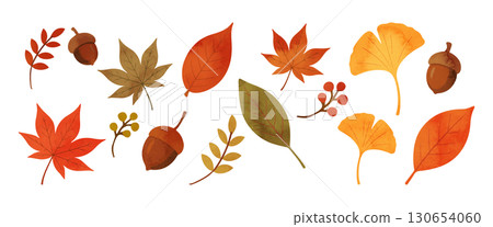 Autumn leaves set Autumn leaves set 130654060