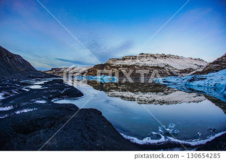 Dawn on the Glacial Lake Dawn on the Glacial Lake 130654285