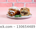 Chocolate Croissant Cookies or Crookie. 130654489