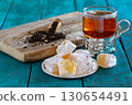 Vanilla Turkish Delight & Black Tea. 130654491