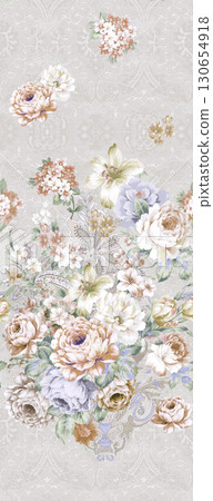 Assorted Floral Patterned Decorative Paper Designs 130654918